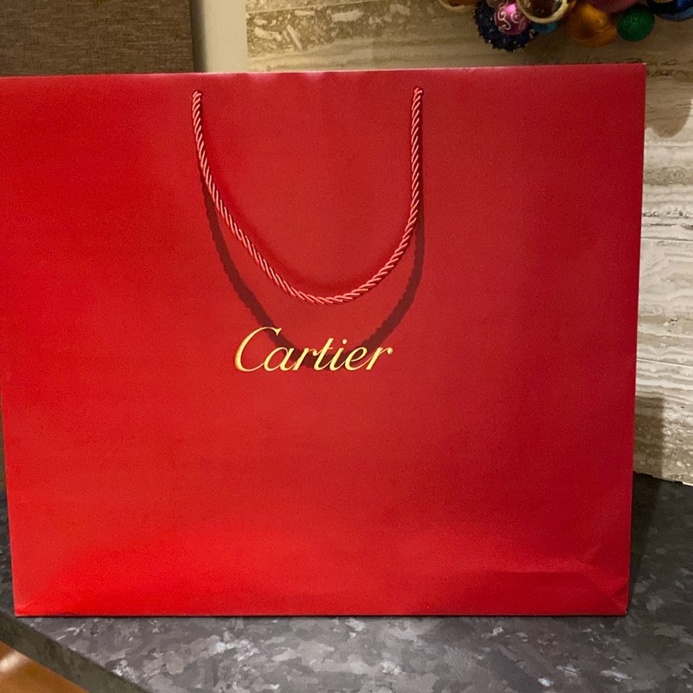Cartier XL gift bag